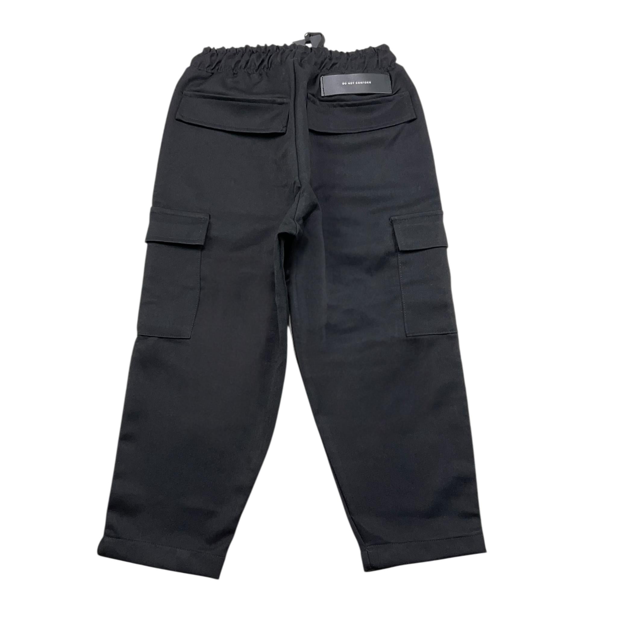 DO NOT CONFORM pantalone tinta unita con elastico in vita Nero per Bambino PT02 NERO DO NOT CONFORM 