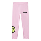 Barrow Kids Leggins Tinta Unita con Logo per Bambina 033040 ROSA BARROW KIDS 