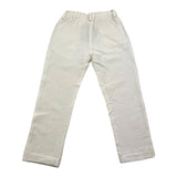 Lalalu' Pantalone Tinta Unita con Elastico In Vita Panna per Bambino