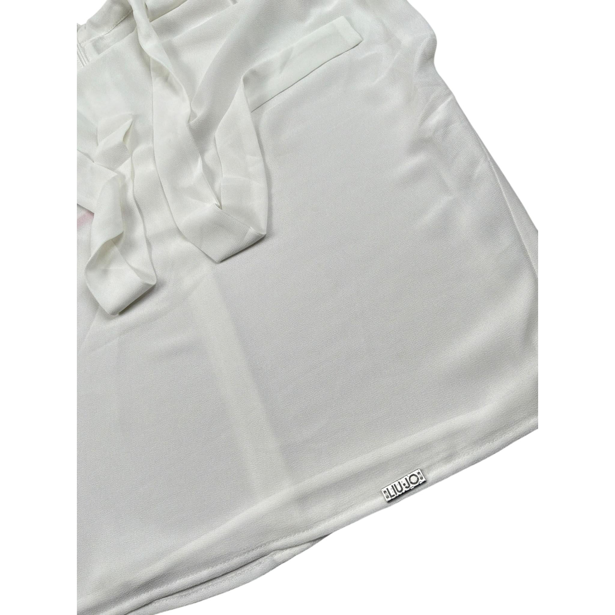 Liu Jo Camicia tinta unita Giromanica Bianco per Bambina GA3035 BIANCO LIU JO 