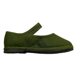 Bimbi Boutique Ballerine Tinta Unita con Fibia per Neonata 49680 VERDE BIMBI BOUTIQUE 