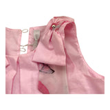 Loredana Camicia Tinta Unita Giromanica con Fiocco per Bambina P0101179 ROSA LOREDANA 