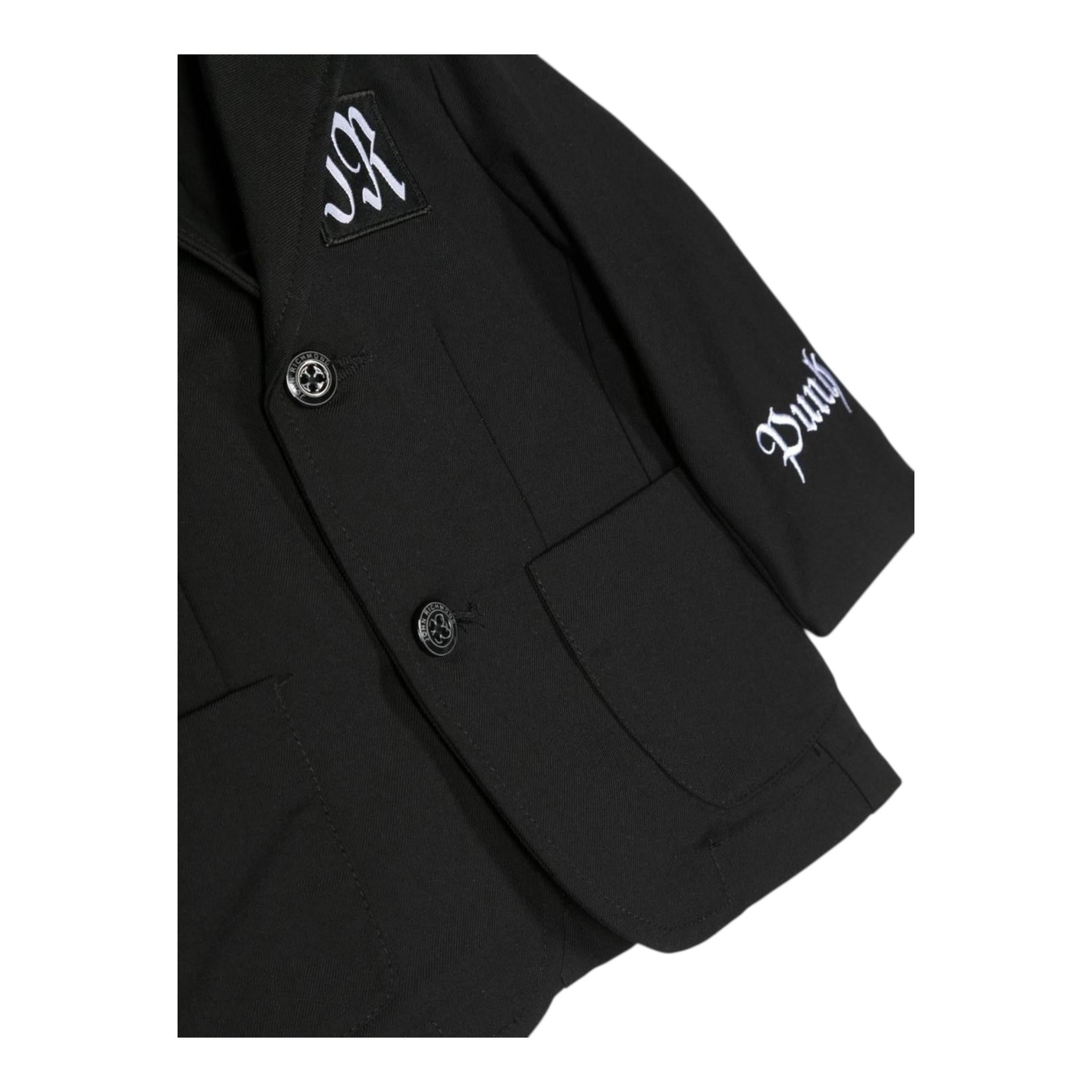 John Richmond Giacca Tinta Unita con Bottoni per Neonato RIP23085GC NERO JOHN RICHMOND 