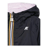 K-Way Giubbino Reversibile con Zip E Cappuccio per Bambina K61313WX BLU/ROSA K-WAY 