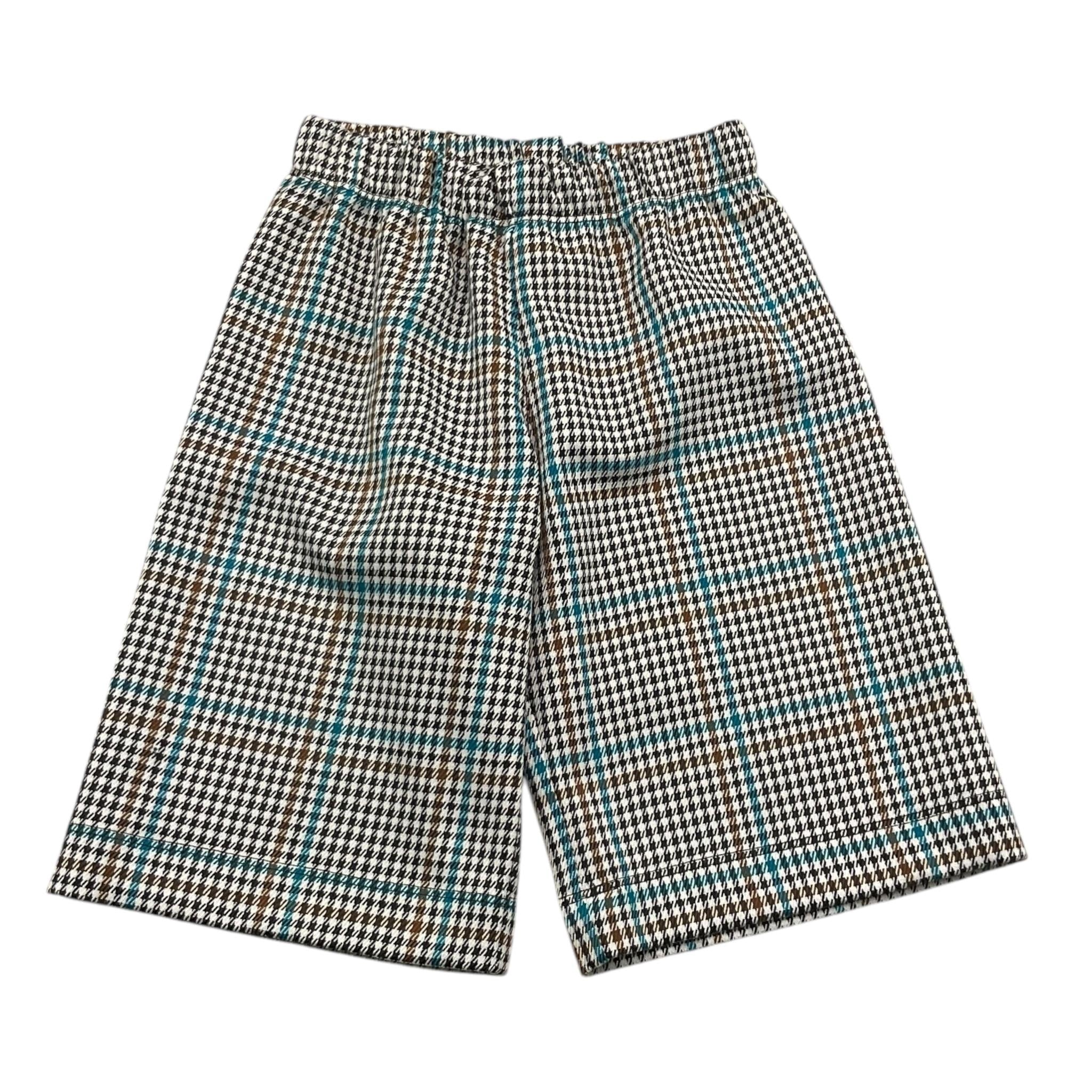 PICCOLA LUDO pantalone tinta unita modello a palazzo con microfantasia Bianco per Bambina BS9WB019 BIANCO PICCOLA LUDO 