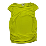 Lu Lu By Miss Grant Camicia Mezza Manica Tinta Unita Verde Per Bambina