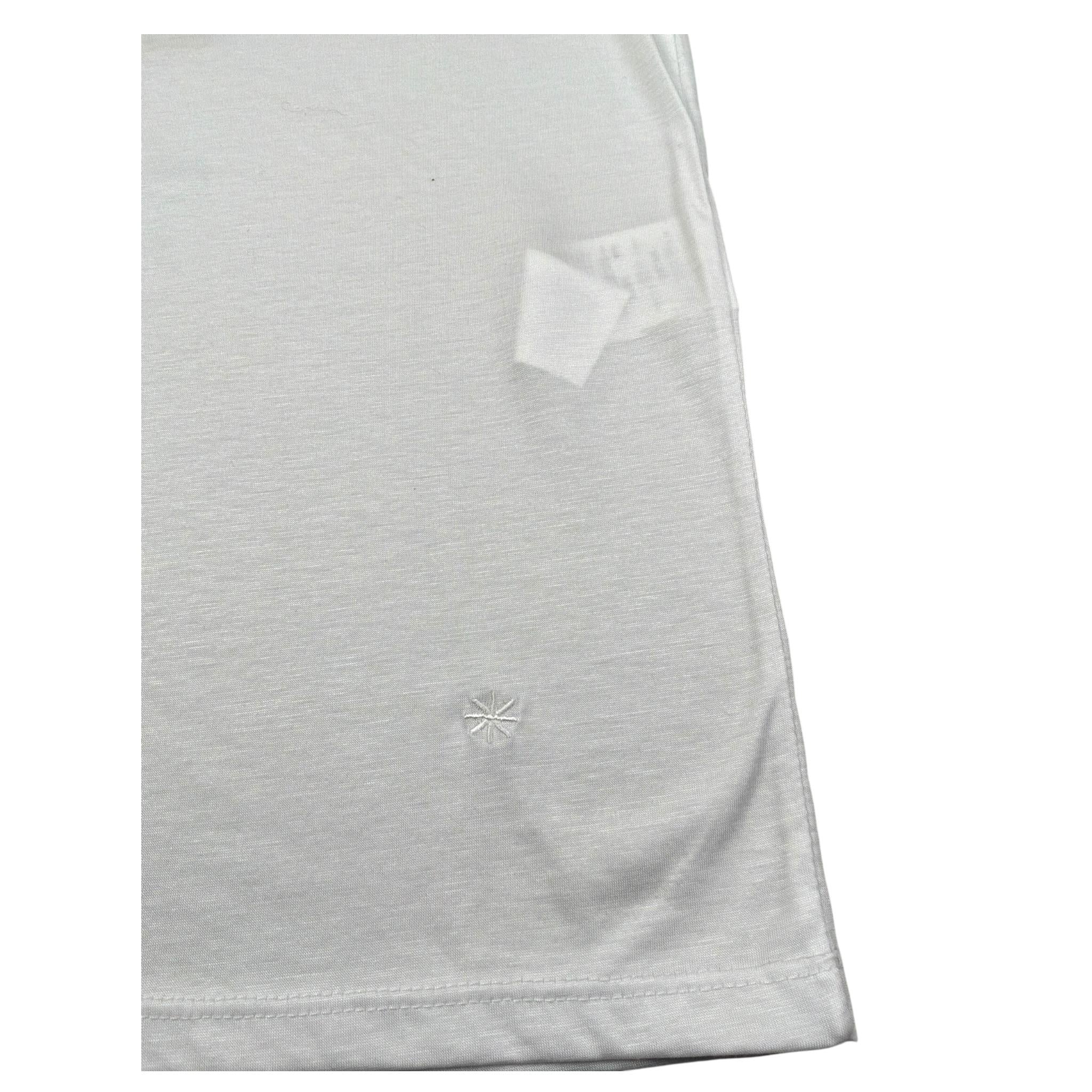 Manuel Ritz T-Shirt Girocollo Tinta Unita per Bambino MR2895XX BIANCO/BLU MANUEL RITZ 