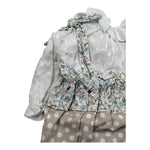 Marlu' Completo 2 Pezzi Camicia-Pagliaccetto per Neonata EL2360 BEIGE MARLU' 