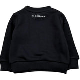 John Richmond Felpa Chiusa Girocollo Tinta Unita per Neonato RIP26025FEO NERO JOHN RICHMOND 