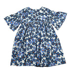 Malvi & Co Abito Mezza Manica Tinta Unita Fantasia Floreale per Bambina S25M018VEPF BIANCO MALVI & CO 