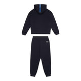 EMPORIO ARMANI completo pantalone-felpa tinta unita con stampa e cappuccio Nero per Bambino 6DBV58 NERO EMPORIO ARMANI 