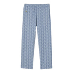 Lacoste Pantalone Tinta Unita con Stampa E Elastico In Vita per Bambino XJ1232 AZZURRO LACOSTE 