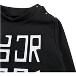 John Richmond Felpa Chiusa Girocollo Tinta Unita per Neonato RIP26025FEO NERO JOHN RICHMOND 