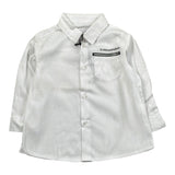 Daniele Alessandrini Camicia Tinta Unita con Logo per Neonato 1295C0778N BIANCO DANIELE ALESSANDRINI 