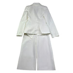 Fun & Fun Completo 2 Pezzi Giacca-Pantalone Tinta Unita per Bambina FNCJJK010733 BIANCO FUN & FUN 