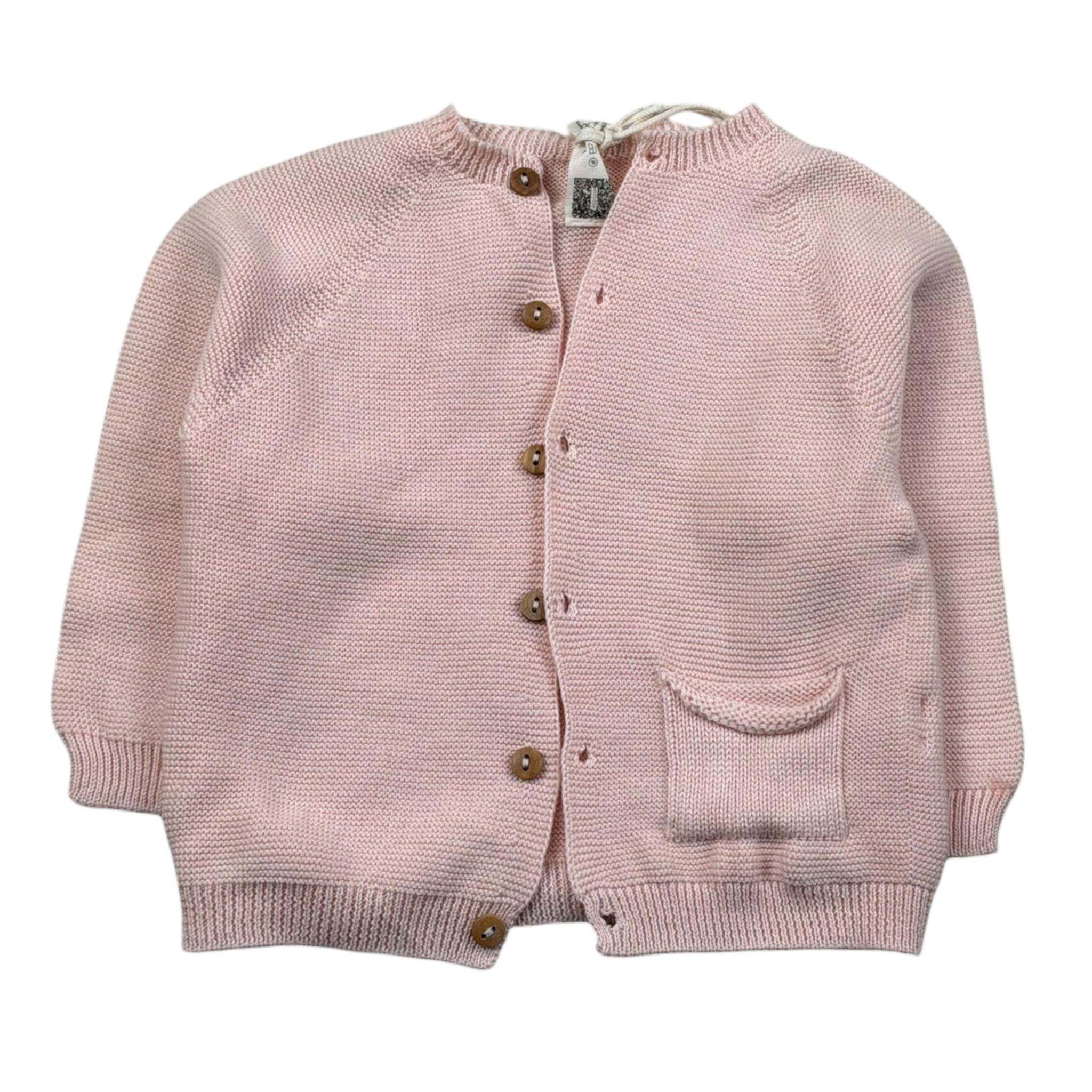 Wedoble Cardigan Tinta Unita per Neonata V2403308B ROSA WEDOBLE 
