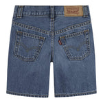 Levi'S Bermuda In Denim Tinta Unita con Girovita Regolabile per Bambino 9EK844 AZZURRO LEVI'S 