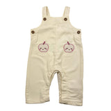 YATSI BABY salopette tinta unita in camoscio Panna per Neonata 242002388 PANNA YATSI BABY 