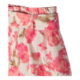 Twinset Completo 2 Pezzi T-Shirt-Bermuda Bicolore Bianco/Rosa Per Neonata