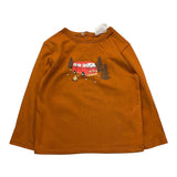 CARRE'MENT BEAU shirt girocollo tinta unita con stampa Arancione per Neonato Y30285 ARANCIONE CARRE'MENT BEAU 