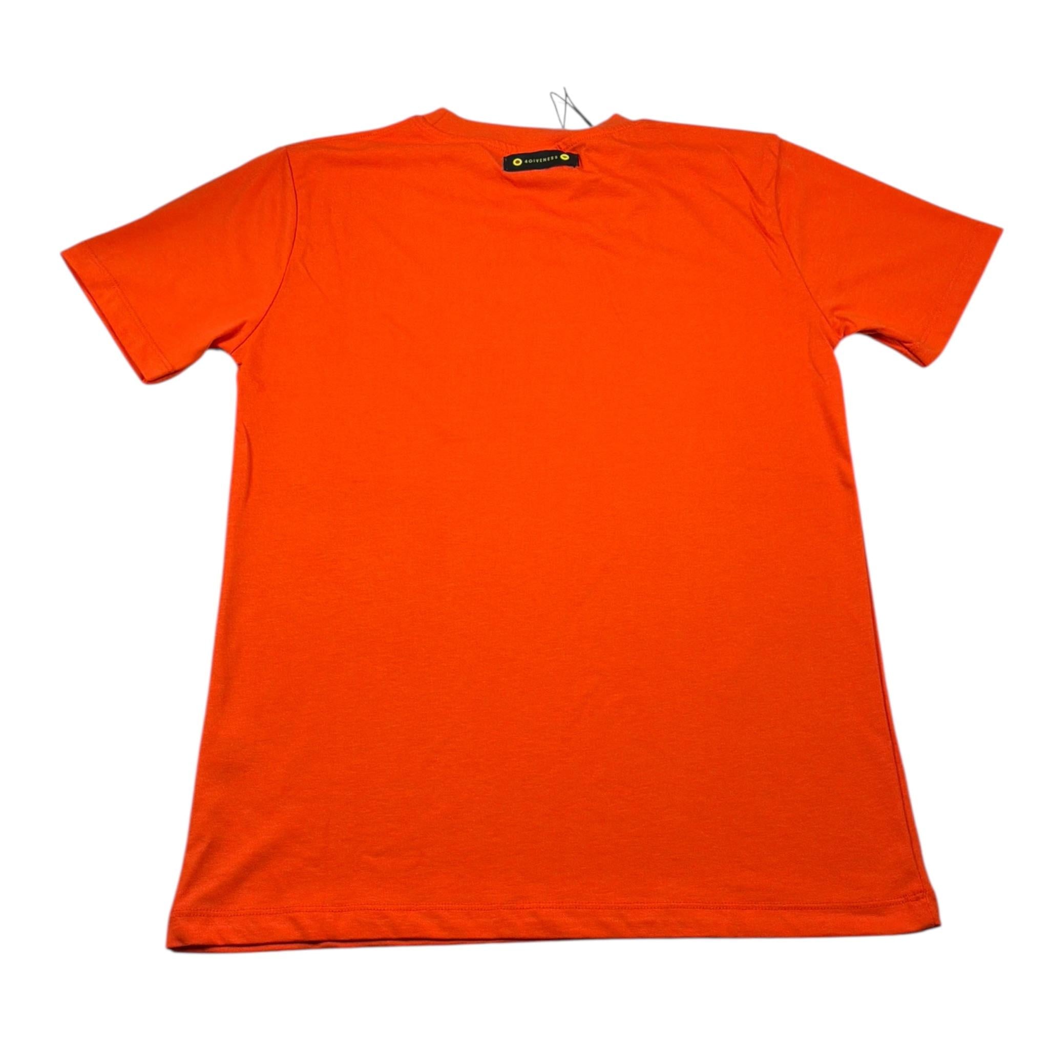 4Giveness T-Shirt Tinta Unita Girocollo per Bambina FGC4077 ARANCIONE 4GIVENESS 