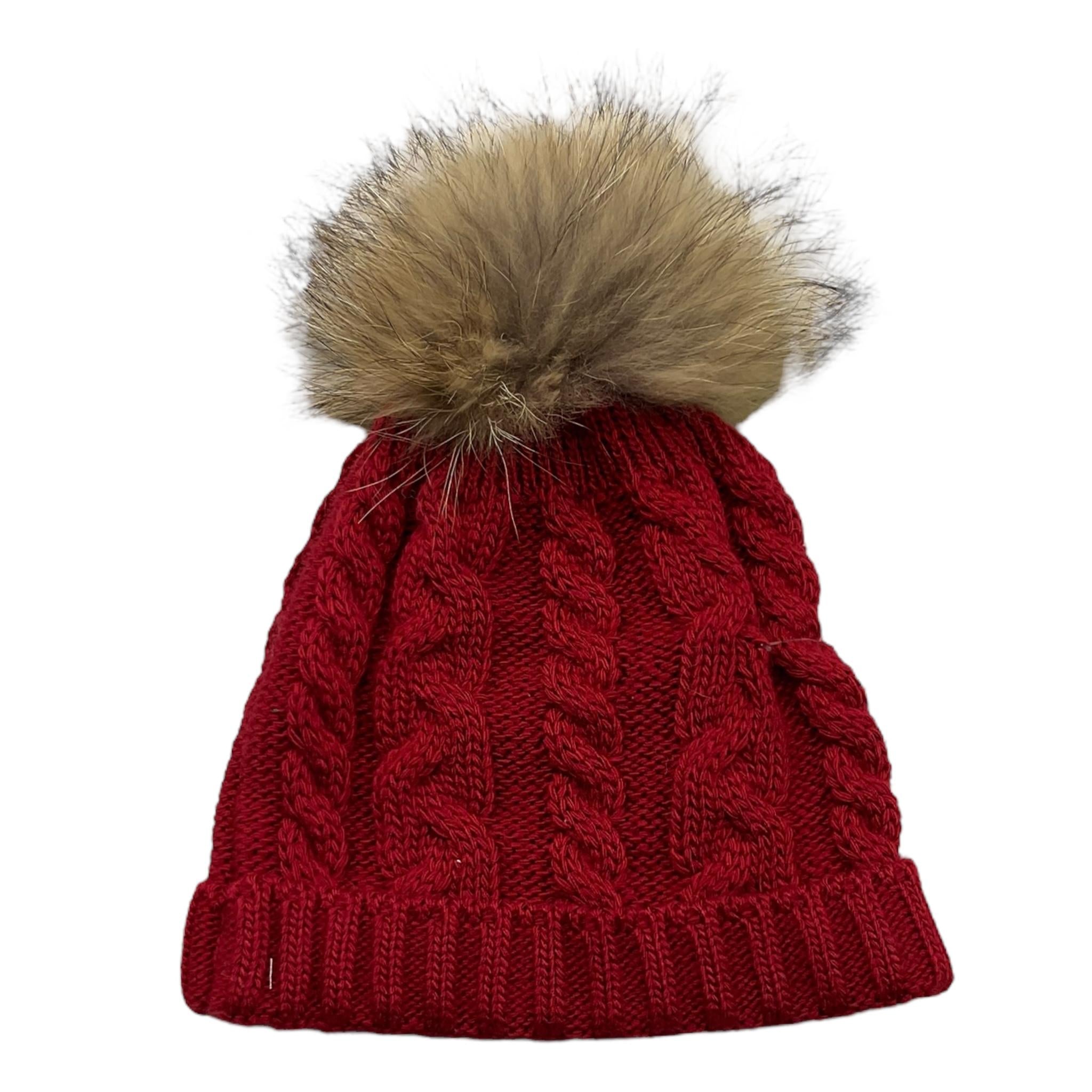 VALENTINA BEBES cappello tinta unita con pon pon Rosso per Bambina GORRO ROSSO VALENTINA BEBES 