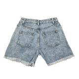 Manila Grace Short In Denim con Girovita Regolabile per Bambina 430PMBS25X AZZURRO MANILA GRACE 