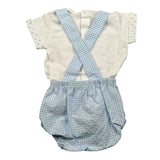 Calamaro Completo 2 Pezzi T-Shirt-Pagliaccetto per Neonato 17709 BIANCO/AZZURRO CALAMARO 