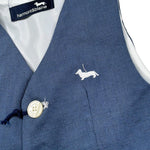 Harmont & Blaine Gilet Tinta Unita con Logo per Neonato JLK002N BLU HARMONT & BLAINE 