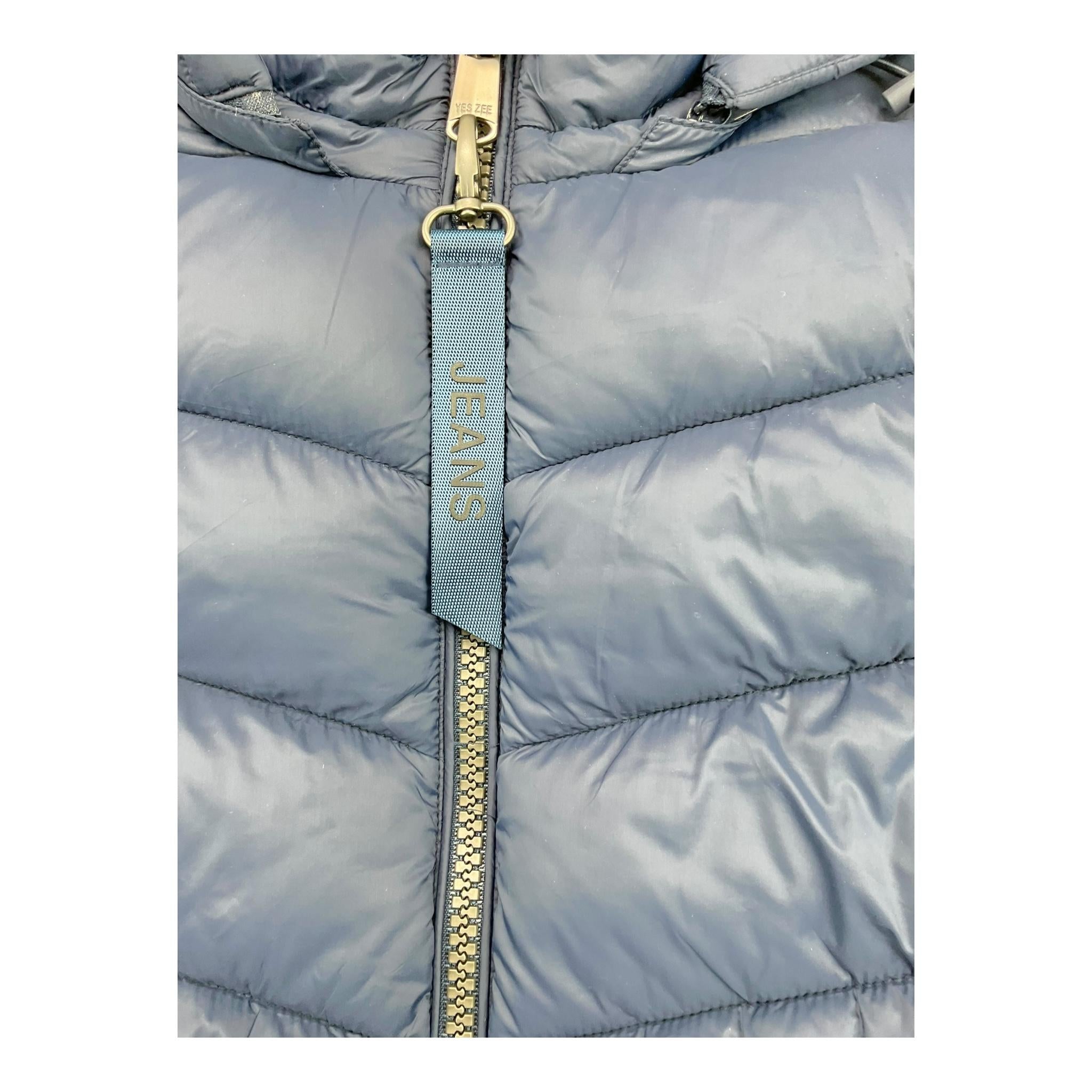 YES ZEE giubbino tinta unita con zip e cappuccio Blu per Bambino 2001 BLU YES ZEE 