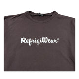 REFRIGIWEAR shirt girocollo tinta unita cn logo Marrone per Bambino RW358 MARRONE REFRIGIWEAR 