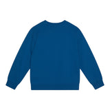 Diesel Felpa Chiusa Girocollo Tinta Unita con Stampa per Bambino J02213 BLU DIESEL 