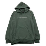 DANIELE ALESSANDRINI felpa tinta unita con cappuccio e stampa Verde per Bambino 1231F00034XXX VERDE DANIELE ALESSANDRINI 