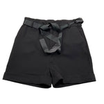 LIU JO short tinta unita con elastico in vita Nero per Bambina GF2006 NERO LIU JO 
