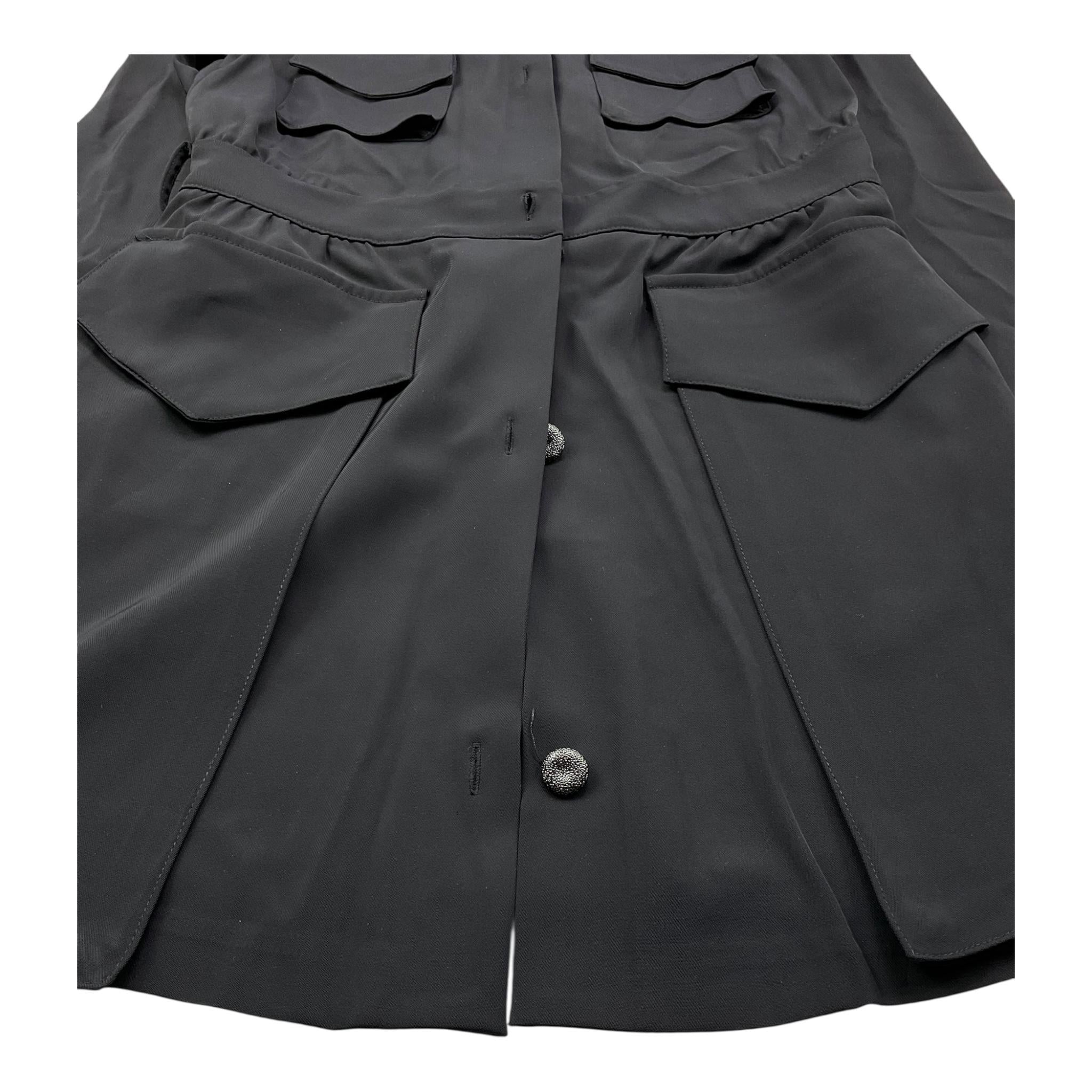 FUN & FUN abito manica lunga tinta unita Nero per Bambina FJDR00420 NERO FUN & FUN 