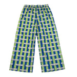 Moschino Pantalone Fantasia A Righe con Stampe Logo per Bambino HDP06Y BLU/VERDE MOSCHINO 