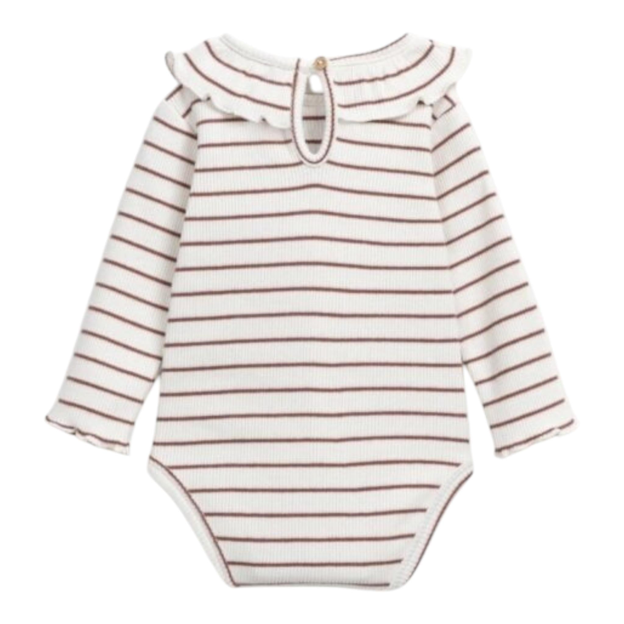 PLAY UP body tinta unita con fantasia a righe Panna per Neonata PA022AP11201 PANNA PLAY UP 