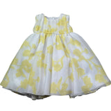 Le Bebe Abito Giromanica Tinta Unita Stampa Fantasia per Neonata LBG6367 BIANCO LE BEBE 