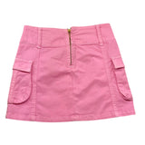 Lu Lu By Miss Grant Gonna Tinta Unita con Zip per Bambina LL3407 ROSA LU LU BY MISS GRANT 