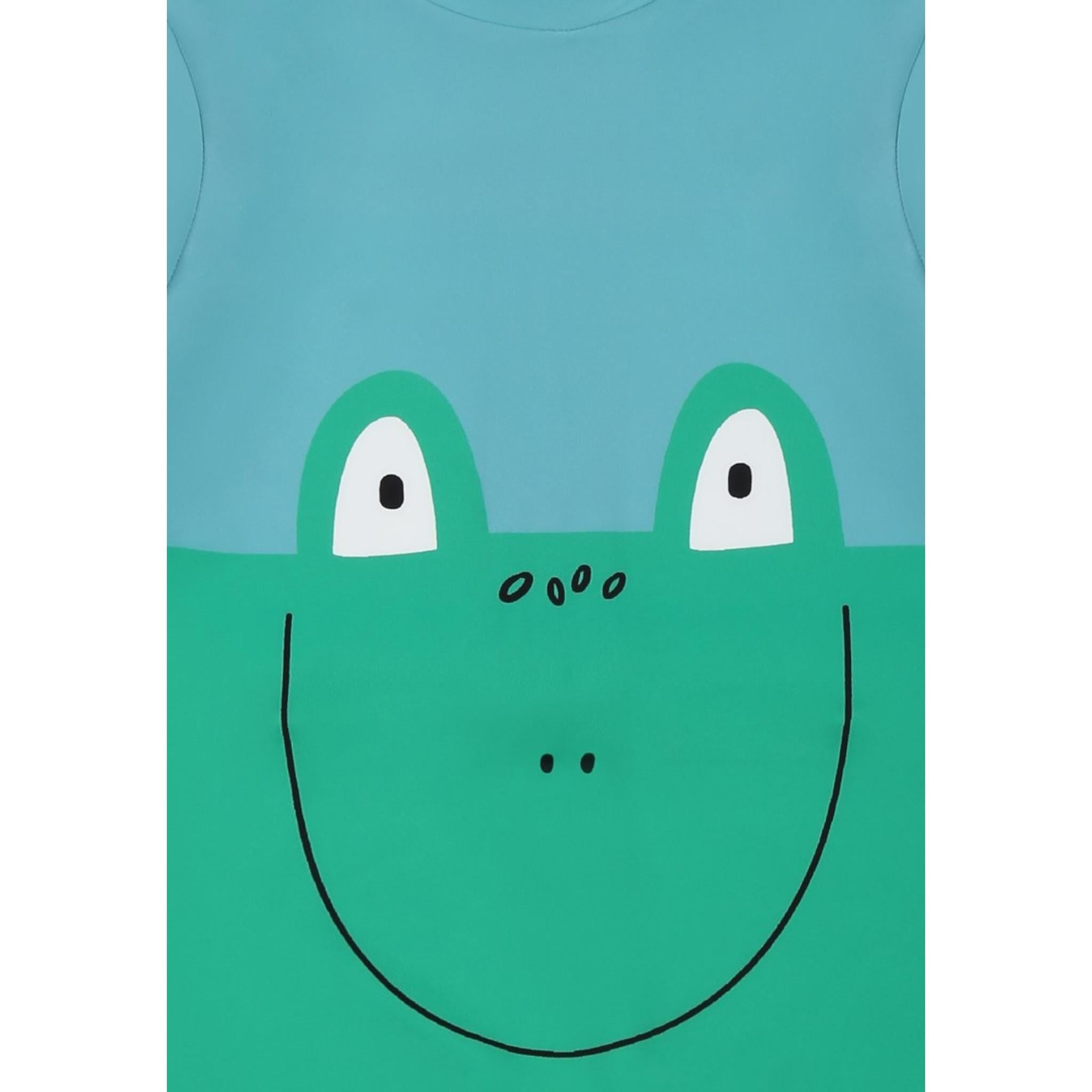 Stella Mccartney Pagliaccett Mezza Manica Bicolore per Neonato TWC509 VERDE STELLA McCARTNEY 