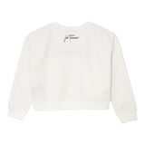 JOHN RICHMOND felpa tinta unita girocollo con stampa Bianco per Bambina RGA24053FEXXJ BIANCO JOHN RICHMOND 