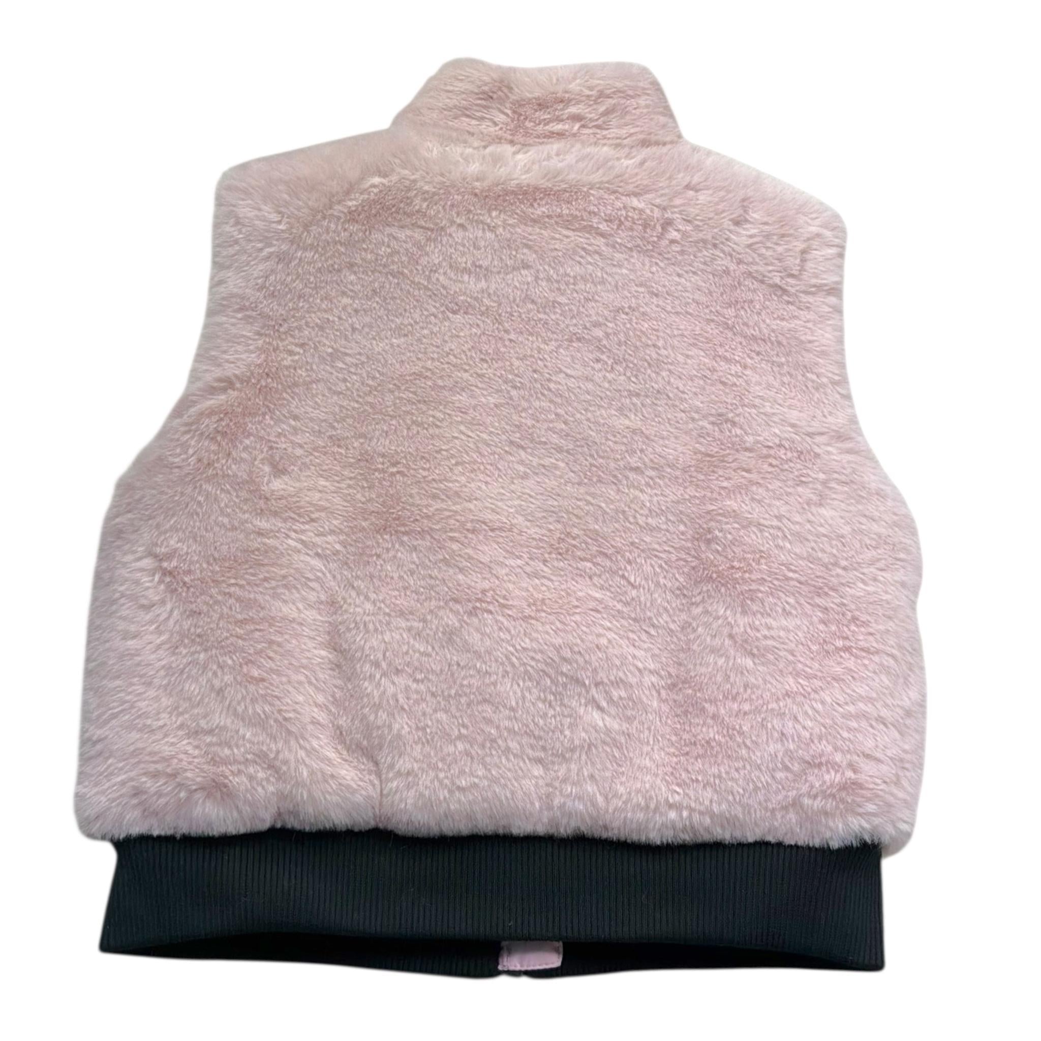 Juicy Couture Giubbino Modello Smanicato Tinta Unita con Zip per Bambina JBX6628 ROSA JUICY COUTURE 