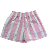 Saint Barth Short Bicolore con Fantasia A Righe per Bambina MEA00100897 BIANCO/ROSA SAINT BARTH 