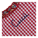 Saint Barth Completo 2 Pezzi Camicia-Coulotte Bicolore per Neonata ABB00022 ROSSO SAINT BARTH 