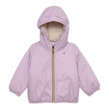 K-WAY giubbino tinta unita con cappuccio in contrasto Lilla per Neonata K61157WAXX LILLA K-WAY 