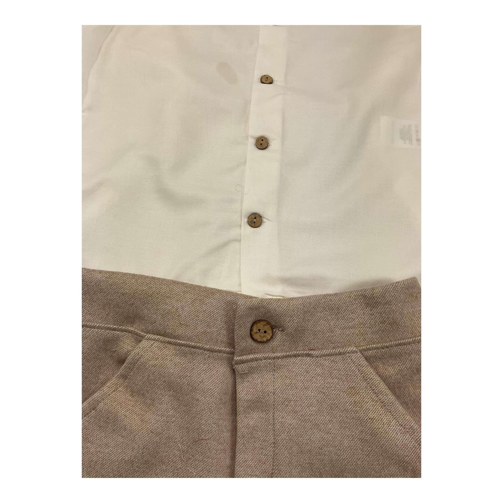 CALAMARO completo 2 pezzi camicia-bermuda Sabbia per Bambino 11076J SABBIA CALAMARO 