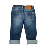 Dondup Jeans Tinta Unita per Neonato DMPA124N BLU DONDUP 