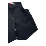 LIU JO gilet tinta unita Nero per Bambina GF4144 NERO LIU JO 