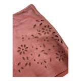 CHLOE' gonna tinta unita traforata Marrone per Bambina C13292 MARRONE CHLOE' 