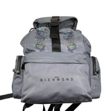 JOHN RICHMOND zaino tinta unita con stampa logo Grigio per Bambino RBA25135ZA GRIGIO JOHN RICHMOND 